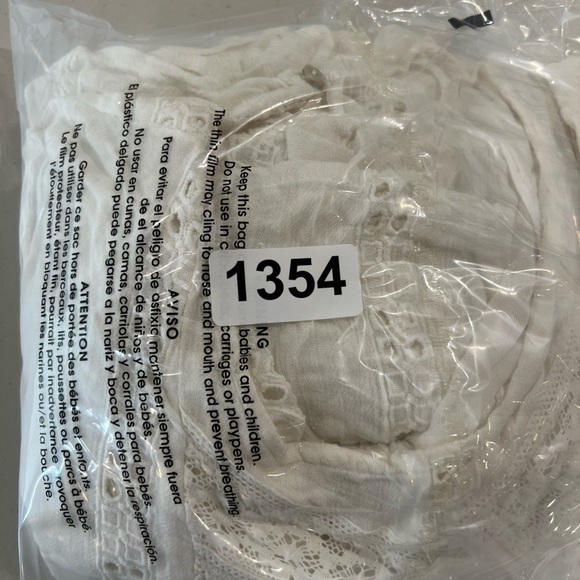 Free People Medium Boho Lace Cotton White Tunic Blouse Flowey Chic Drape Shirt - Picture 6 of 8